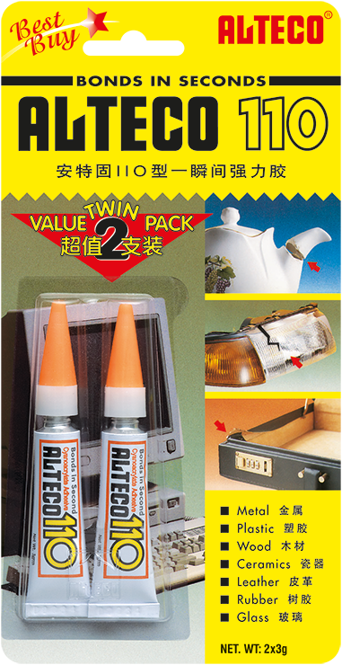 Hobeca > Alteco Super Glue & Remover Blister Pack3g